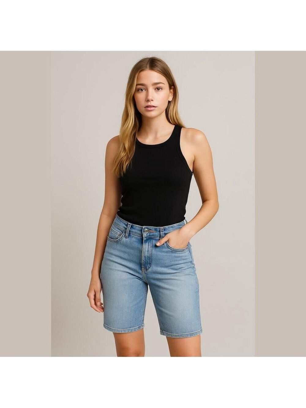 Roxy denim Bermuda shorts size 5